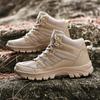 Мужские ботинки Боевые тактические ботинки для пустыни Ботинки для походов на открытом воздухе Кроссовки для весенней рыбалки и охоты Мужская рабочая защитная обувь Ботинки-полуботинки