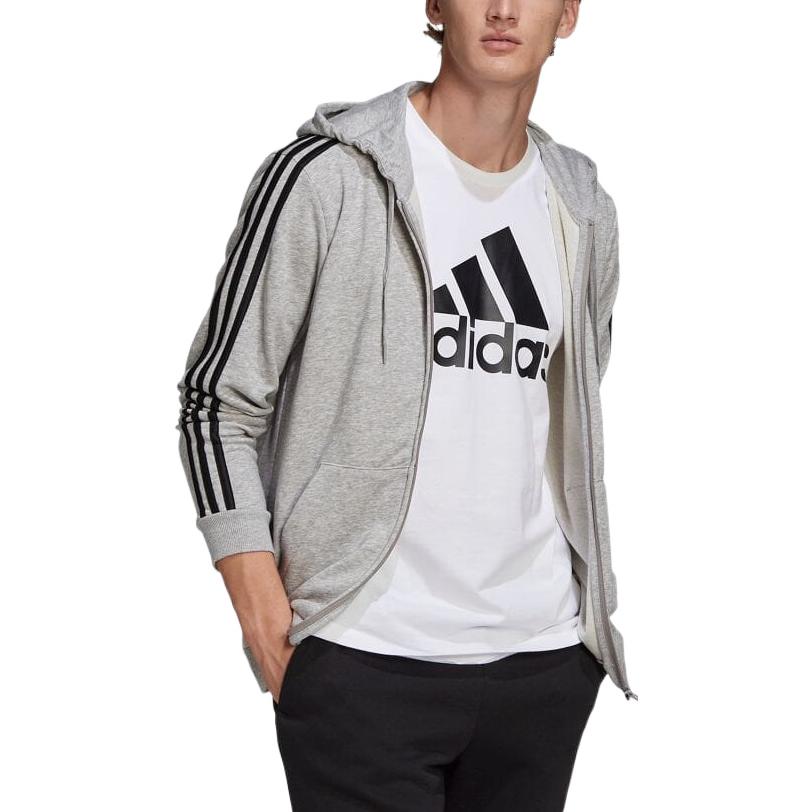 adidas Бесплатная доставка с AdiClub Essentials Худи на молнии с 3 полосками из французского терри GK9034
