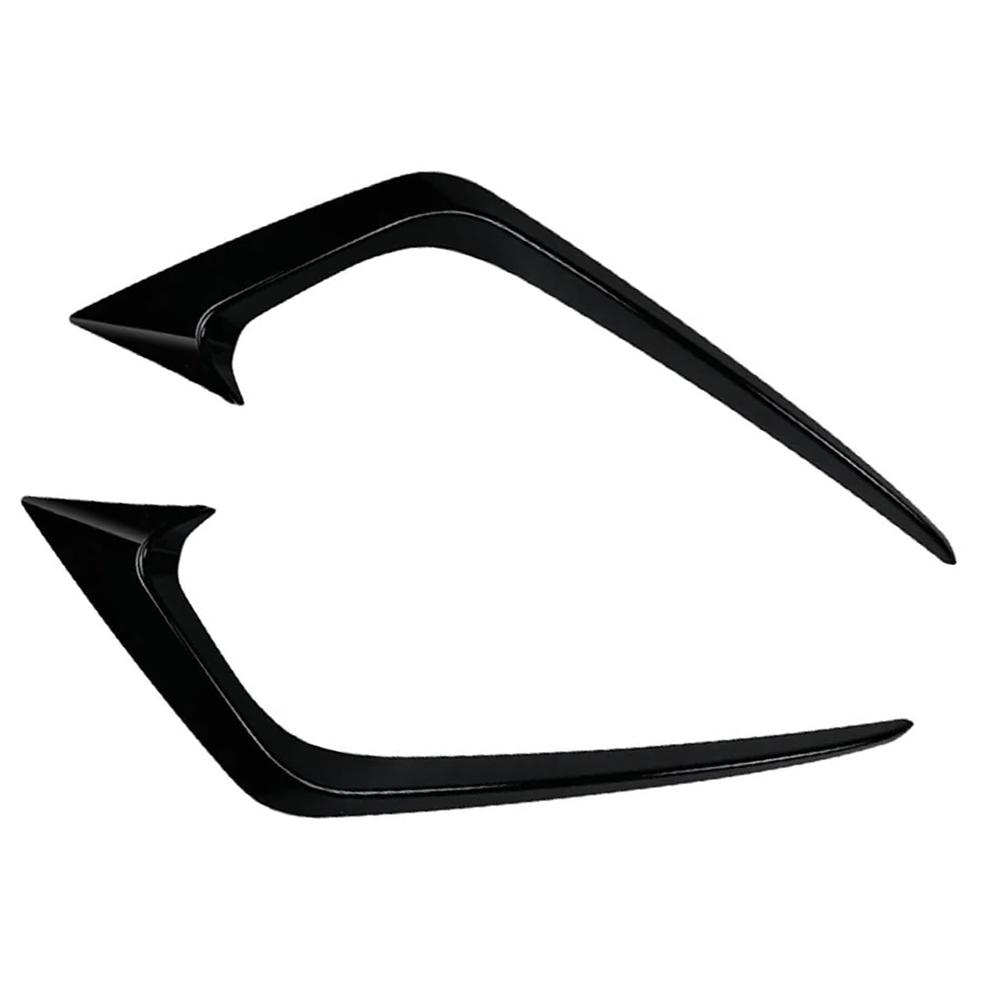 2PCS Car Front Bumper Side Splitter Spoiler Decoration Trim for Ford Fiesta ST MK7 2012 2013 2014 2015 2016 2017
