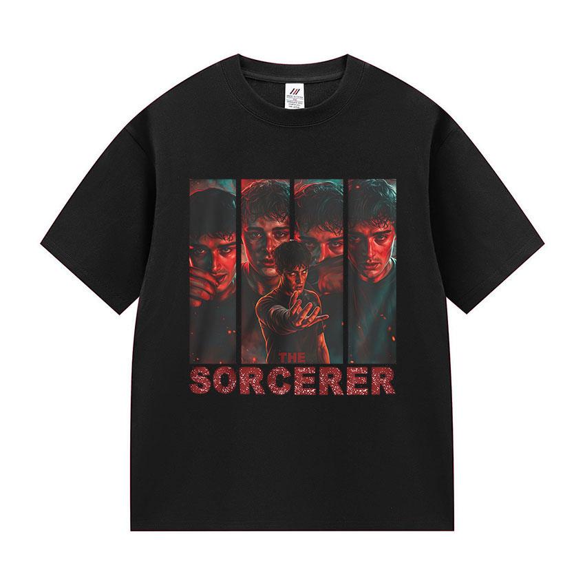 Tv Series Will Byers The Sorcerer Graphic T Shirts Unisexs Vintage Fashion Short Sleeve Tshirt Unisex 100 Cotton Tshirt Streetwear