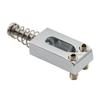 Musiclily Bridge Saddles for Stratocaster/Telecaster-Style Guitars, 10.5 mm, Chrome, 6 Pieces