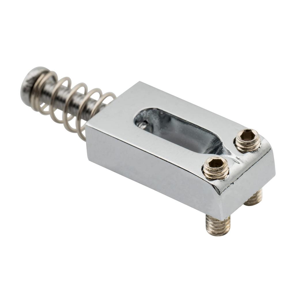 Musiclily Bridge Saddles for Stratocaster/Telecaster-Style Guitars, 10.5 mm, Chrome, 6 Pieces