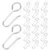20Pcs Metal Curtain Track Hooks S Shaped Shower Curtain Hanger Drapery Hook Pin Door Curtain