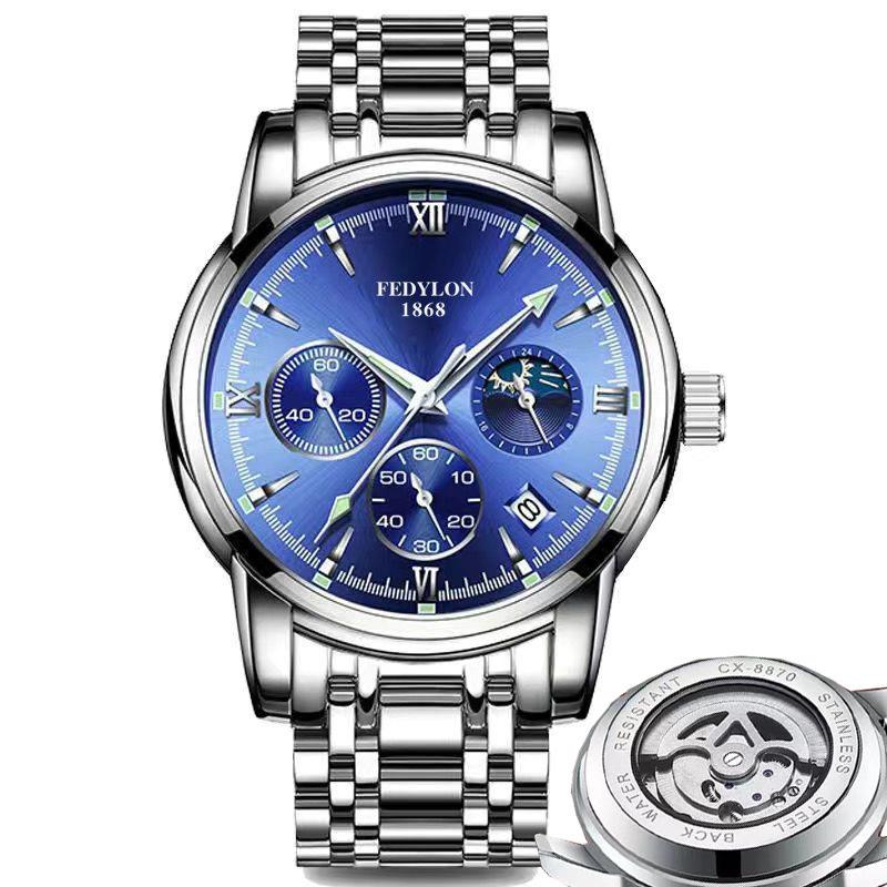 Полностью автоматические немеханические часы мужские водонепроницаемые светящиеся полые часы с турбийоном мужские часы Business Trend Watch