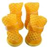 4 Pcs Dog Shoes Breathable Mesh Dog Boots for Summer Hot Pavement Anti-Slip Sole Paw Protector for Small Medium And Large Dogs