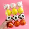 6Pcs/Set Squeeze Ball Toy Football Basketball Baseball Tennis Slow Rising Soft Squishy Stress Relief Antistress Novelty Gag Toy