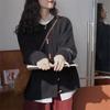Женский весенне-осенний винтажный мягкий эластичный свитер с круглым вырезом, вязаный кардиган-жакет, топ в стиле кэжуал
