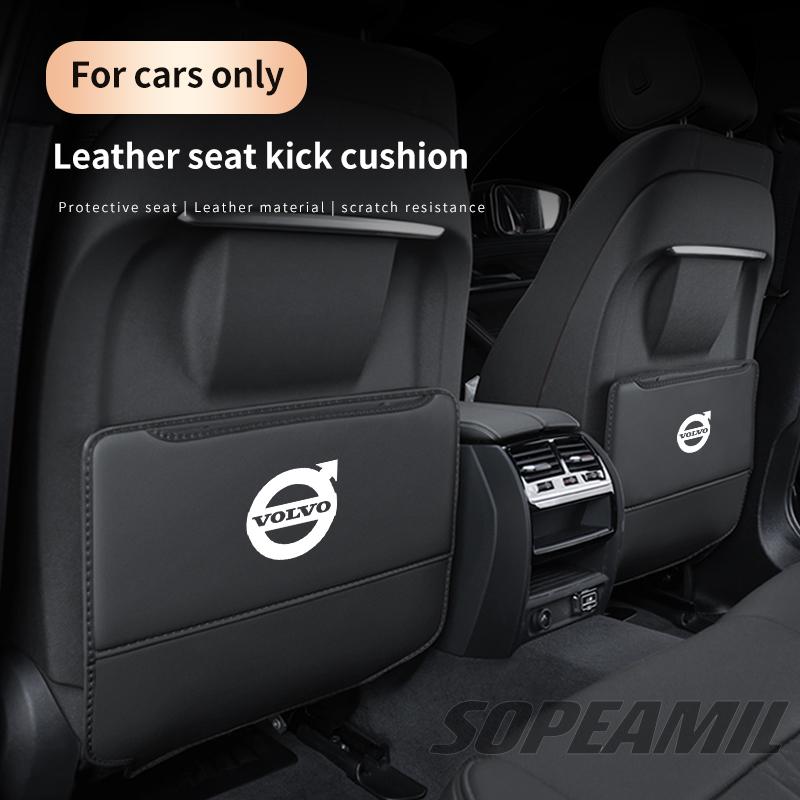 For Volvo XC40 XC60 XC70 XC90 C30 C70 S40 S60 S80 S90 V40 V60 Car Seat Back Storage Bag Protection Anti-Kick Pad Accessories