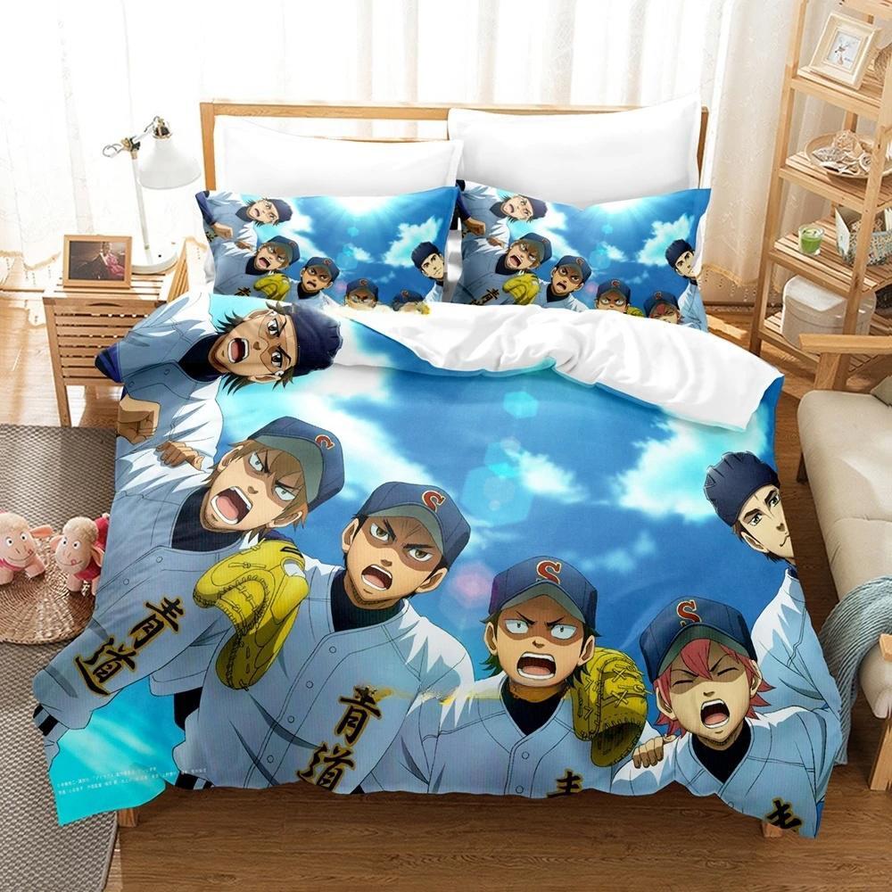 3d Print  Ace Of Diamond 2_3pcs Bedding Set Boys Girls Twin Queen Size Duvet Cover Pillowcase Bed Kids Adult Home Textiles