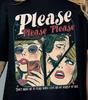 Новая футболка унисекс Sabrina Carpenter Please Please Please Хлопок S-5XL BI04_237