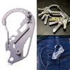 Multi Function Keychain Carabiner Keychain Stainless Steel Keychain Outdoor Tools