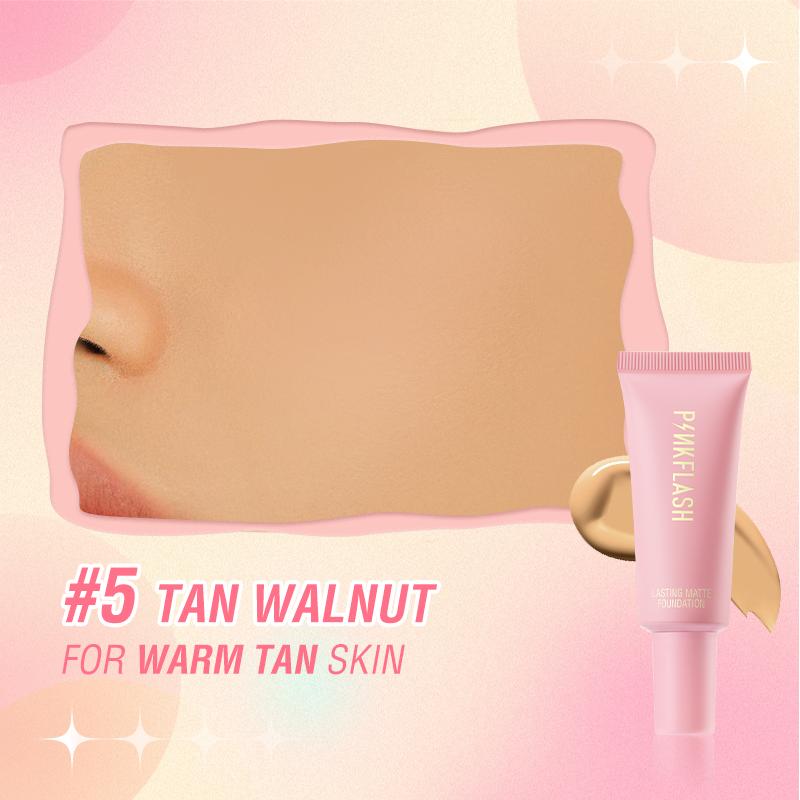 PINKFLASH Безупречный BB-крем, водонепроницаемый, долговечный, с полным покрытием, отбеливающий тональный крем для лица, жидкий консилер, косметика для макияжа