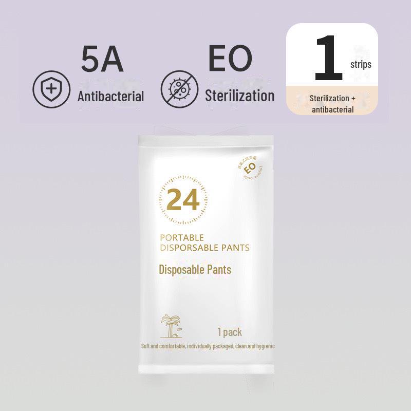 Женское стерильное одноразовое хлопковое нижнее белье - индивидуально упаковано для беременных, путешествий, использования в салонах красоты