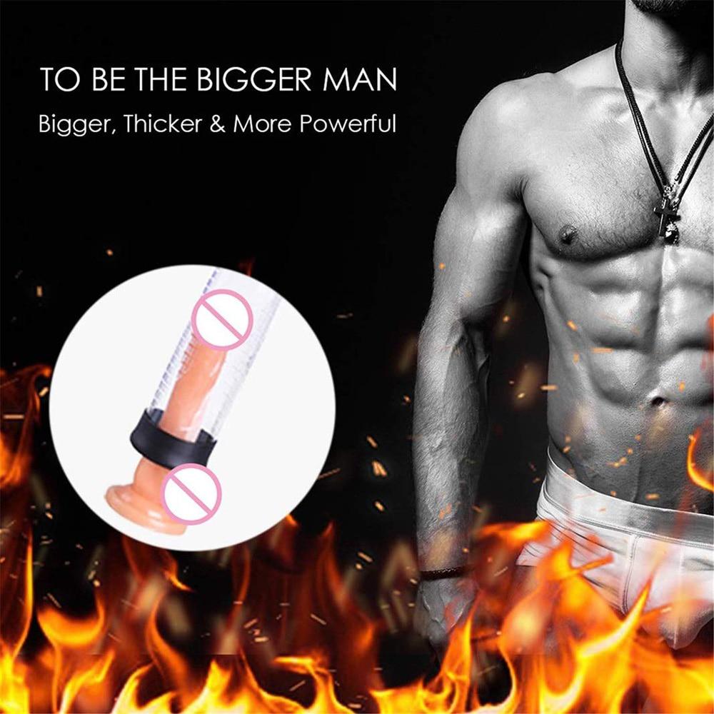 Насос для увеличения пениса, насос для увеличения пениса, удлинитель для члена, вакуумная секс-игрушка, тренажер-массажер для мужчин, член