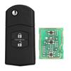 433MHz Folding Remote Key Car Starter ID63-80bit For Mazda 2 3 5 6 Mitsubishi System SKE126-01 SKE126-A1 3/2 Buttons