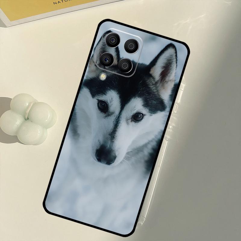 Siberian Husky Sled Dog For Samsung Galaxy M31 M16 M11 M21 M13 M33 M35 M53 M55 M15 M14 M34 M54 M12 M32 M52 M06 Case