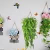 Green Persian Fern Leaves Hanging Fake Vine Grass Simple Home Garden Room Decor  Wedding Party Wall