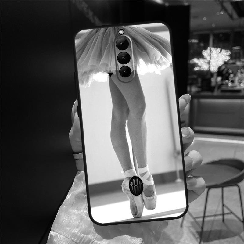 Чехол для пуантов Ballet Ballerina Shoes для ZTE Nubia Red Magic 8S 8 9 Pro Plus Red Magic 6 7 Pro 6S 7S Pro 5G 5S 6R Funda