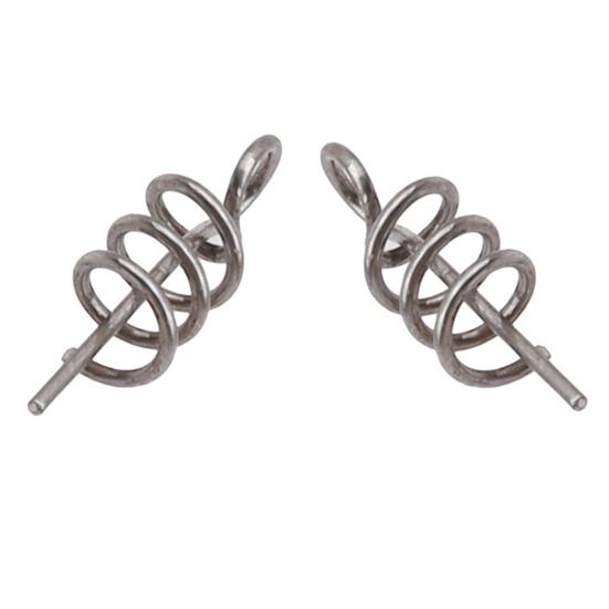 50 шт. Фиксаторы для приманок из нержавеющей стали, штифты с пружиной для приманок, аксессуары для рыбалки, штифты для приманок, для рыбалки на открытом воздухе