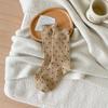 Wool Socks Women Autumn and Winter Thick Warm Middle-tube Socks Polka Dot Japanese Kawaii Cute Thermal Long Socks