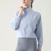 Long Sleeve Yoga Shirt Fitness Workout Sport Gym Clothing Women Exercise Running Quick Dry Zipper Yoga Coat Sportswear