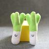 Scallion Plush Keychain Toy With Pp Cotton Ultra Soft Material For Kids Bag Charm Gift