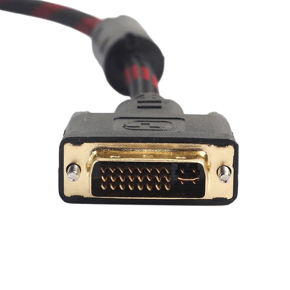 Кабель DVI (папа) - VGA (папа), 1,5 м, DVI-I 24+5, двунаправленный, видеолиния DVI-I на VGA для HDTV, DVD, ноутбука, монитора