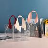 Handle Transparent Shopping Bags Transparent Hand Gift Bag Practical Clear Tote Bag