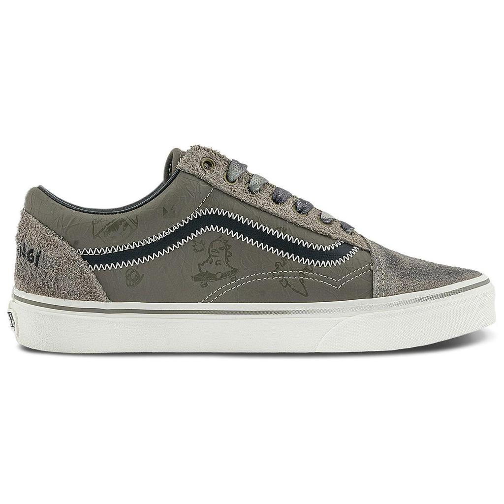 Hirono X Vans Old Skool Fighting Unisex Sneakers Grey Bungee-Cord Marshmallow VN000CP5EM0