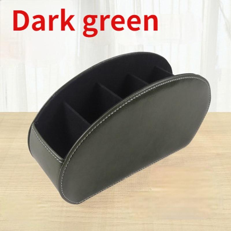 Держатель для хранения пульта дистанционного управления, органайзер, кожаный пульт дистанционного управления, кисть для макияжа, домашний стол