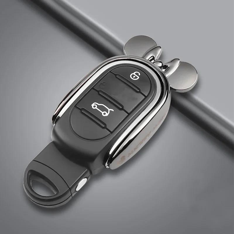 For mini cooper accessorie key cover keycase key chain For mini cooper F55 For mini F56 F57 F54 F60 alloy Material Car Key Cover