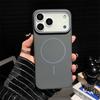 Роскошный Чехол для Телефона Магнитный Однотонный Для iPhone Air 12 13 14 15 16 17 Pro Max Беспроводная Зарядка Ударопрочный Защитный Жесткий Чехол