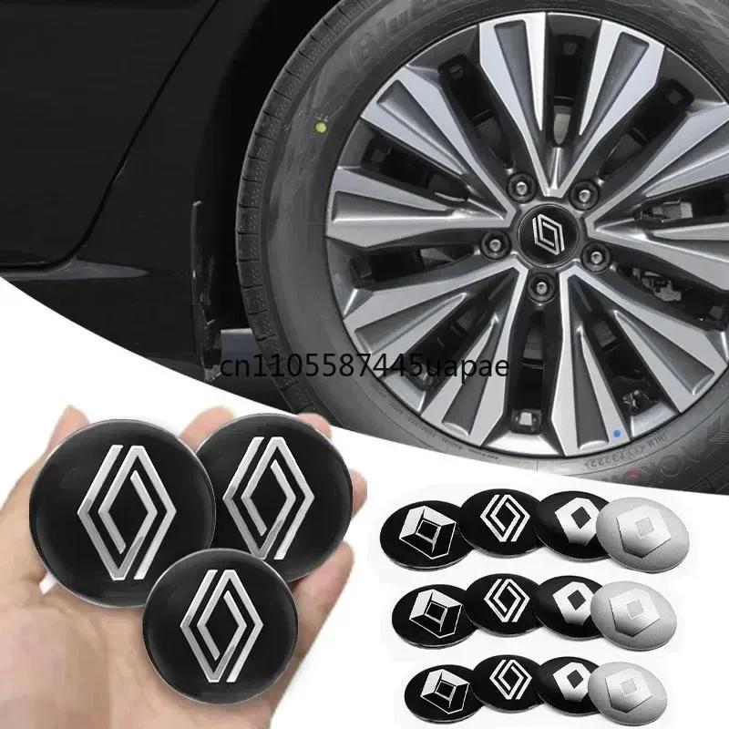 2026 Hot For Renault Hub Caps For Renault Megane 2 3 4 Twingo Clio Talisman  4Pcs 56mm Car Wheel Center Hub Caps Badge Sticker E