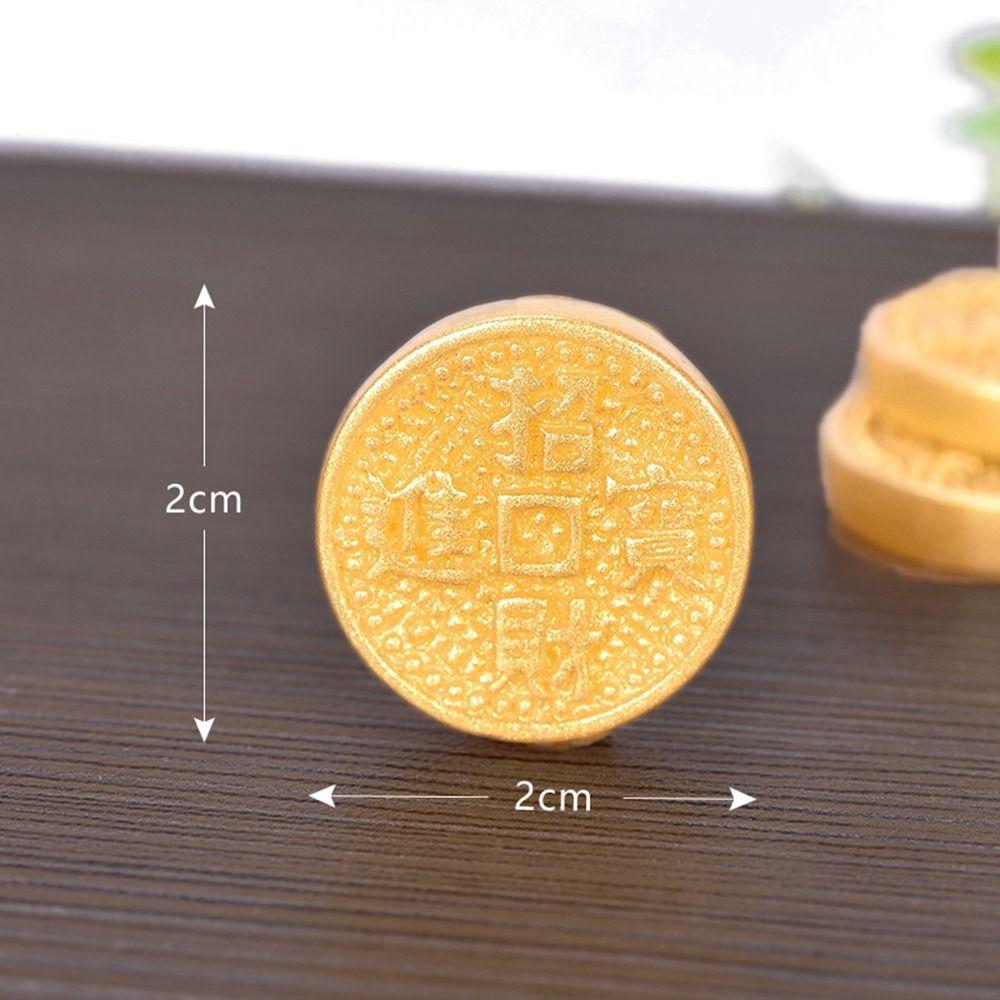 Богатство Прокатывающаяся смола Микропейзаж Благоприятные Украшения Фигурка Фортуна Безделушки Маленькое Украшение