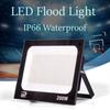 AC220V LED Flood Light Spotlight IP66 Waterproof Outdoor Garden Porch Courtyard Lamp 6500K Garage Gate Wall Lamps 100W 150W 200W