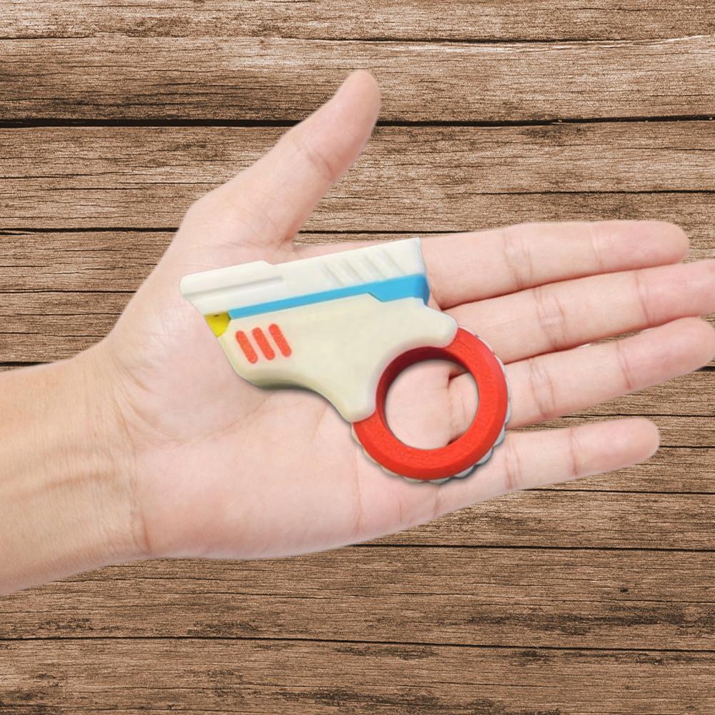 3D-печатный успокаивающий спиннер EDC эффективное снижение стресса металлический ручной спиннер маленькие игрушки-пистолеты для людей, страдающих тревожностью и СДВГ