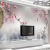 3d стерео цветочные обои фрески в стиле птиц гостиная телевизор диван фон настенная фреска 3d декор