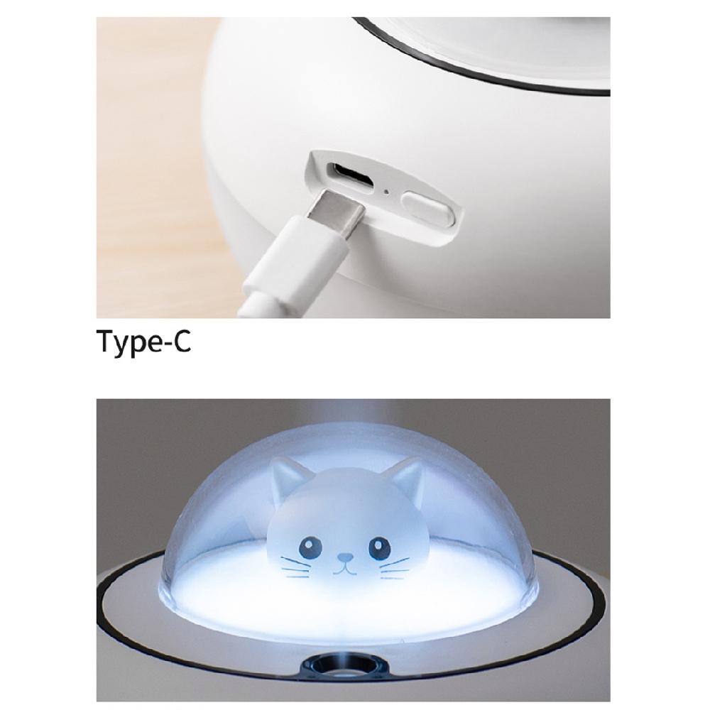 Новый милый увлажнитель для домашних животных USB домашний настольный бесшумный увлажнитель Офисный увлажнитель Белый