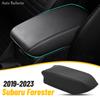 Чехлы на центральную консоль для Subaru Forester 2022 2023, автомобильные подлокотники, чехол для коробки, кожаный протектор для салона