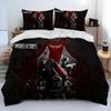 3D Corporation Red Umbrella Comfortable Duvet Quilt Cover Pillowcase Bedding Set Children Bedroom Decoration Home Textile
