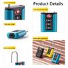 Locker Luggage Password Lock TSA Customs Code Lock Contrast Color Padlock 3 Digit Combination Lock