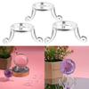 Photography Props Glass Sphere Holder Transparent Crystal Ball Display Stand Home Decoration
