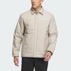 Adidas Padded Jacket Solid Color Logo Outdoor Sports Jacket Men Jacket Beige IL9015