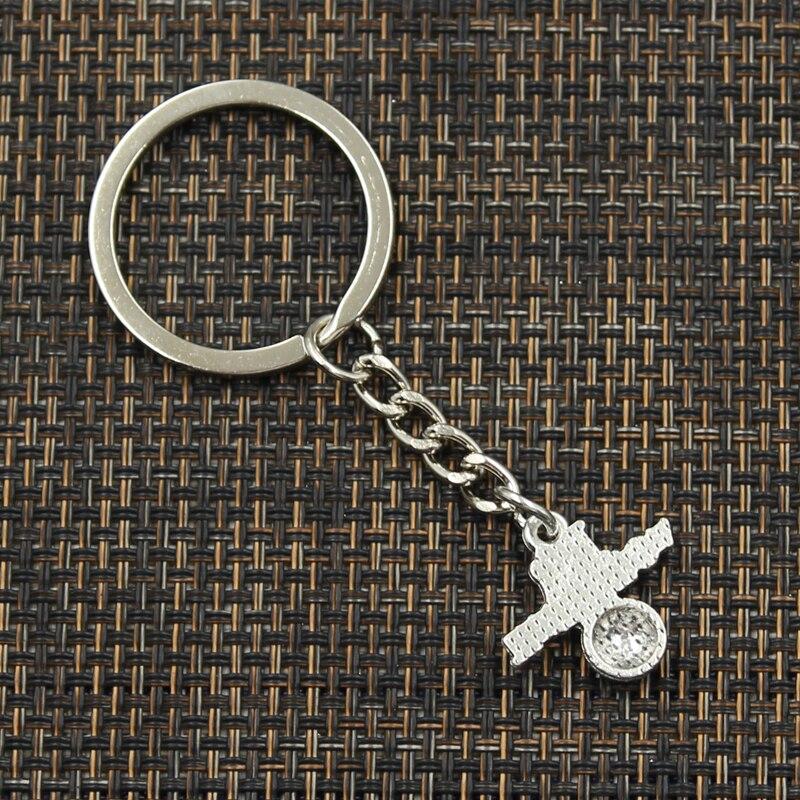 Fashion 30mm Key Ring Metal Key Chain Keychain Jewelry Antique Bronze Plated I Love Volleyball 21x20mm Pendant