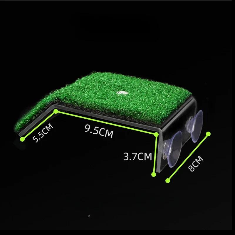 Бытовые удобства Платформа для купания черепах Плавучий остров для черепах Аквариумный моховой остров Рама для лазания черепах Аксессуары для газона