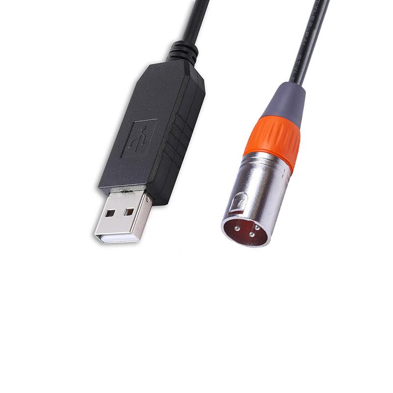 USB-кабель для отладки DMX-консоли RS485 для управления сценическим освещением
