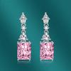 Sace Gems Серьги с цирконием для женщин. Серьги для свадебной вечеринки представлены в различных цветах, включая розовый, желтый, синий и красный.
