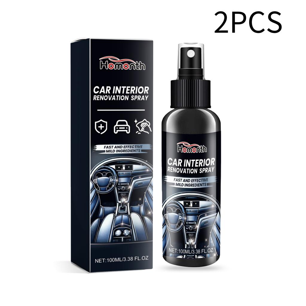 100ml Car Interior Refurbishment Spray Seat Dashboard Cleaning, Decontamination, Maintenance and Refurbishment Care Agent