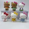 New Kt Cat Daily Life Series Blind Box Cute Mini Action Figure Handmade Dolls Desktop Decoration Girls Birthday Surprise Gifts