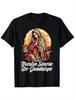 Our Lady of Guadalupe Graphic TShirt Cotton Crew Neck Short Sleeve Tee Casual Knit Fabric with Heat Transfer Print Regu